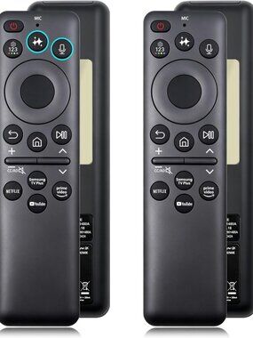 2 Pack Solar AI Remote for Samsung TVs - Universal Compatibility, Easy Control